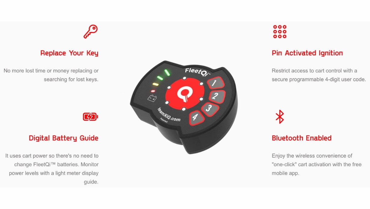 FleeQi Benefits: Replace Your Key, Digital Battery Guide, Pin Activated Ignition, Bluetooth Enabled