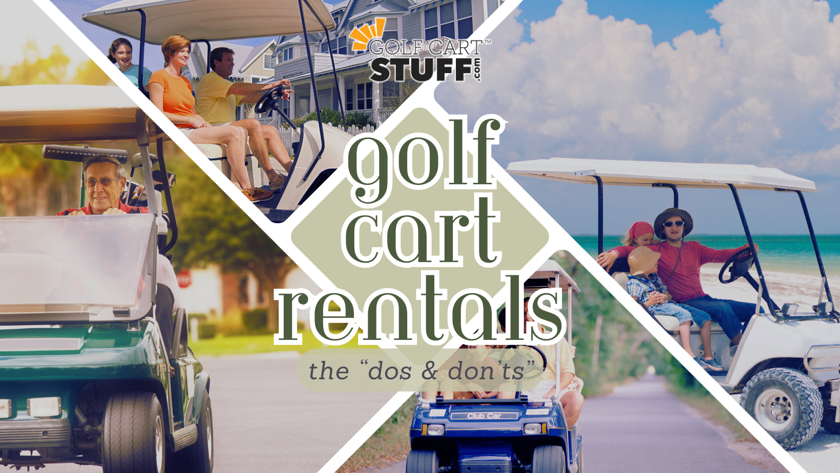 Golf Cart Rental Tips for Your Next Vacation: Dos and Don'ts