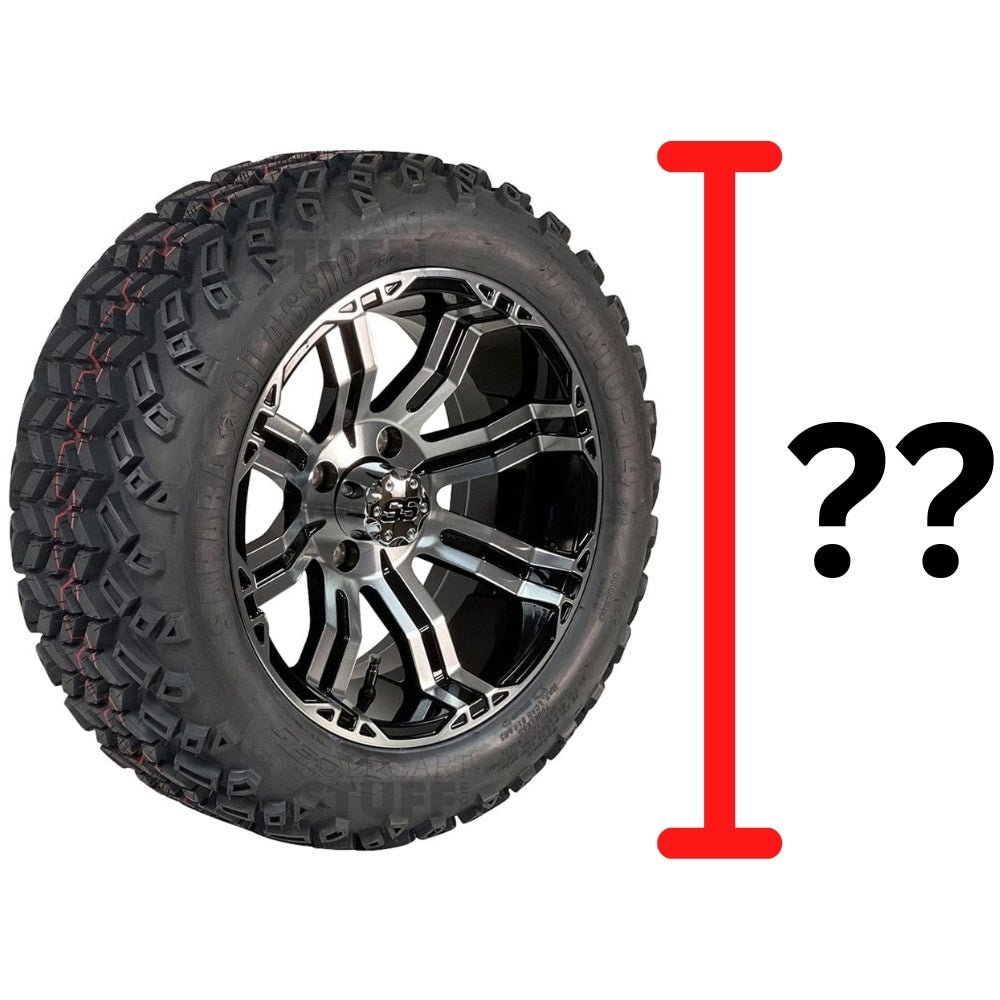 Golf Cart Tire Sizing Explained - GOLFCARTSTUFF.COM™