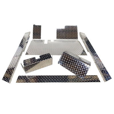 Diamond Plate Golf Cart Accessories - GOLFCARTSTUFF.COM™