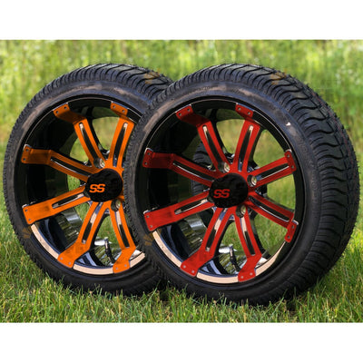 14" Colorway Tempest wheels and 205/30-14 tires