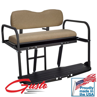 Gusto™ Golf Cart Rear Flip Seat Kit - GOLFCARTSTUFF.COM™