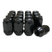 Black lug nuts - metric/standard for EZGO, Club Car, Yamaha, ICON, Advanced EV, Star EV