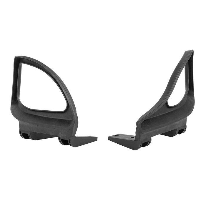 EZGO TXT, RXV, and S4 golf cart replacement hip restraint set for front seat bottom cushion.
