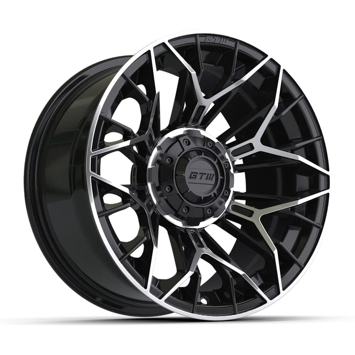 14" GTW® Stellar Wheels with Fusion GTR 255/45R14 DOT Tires - Set of 4 - Select Your Finish
