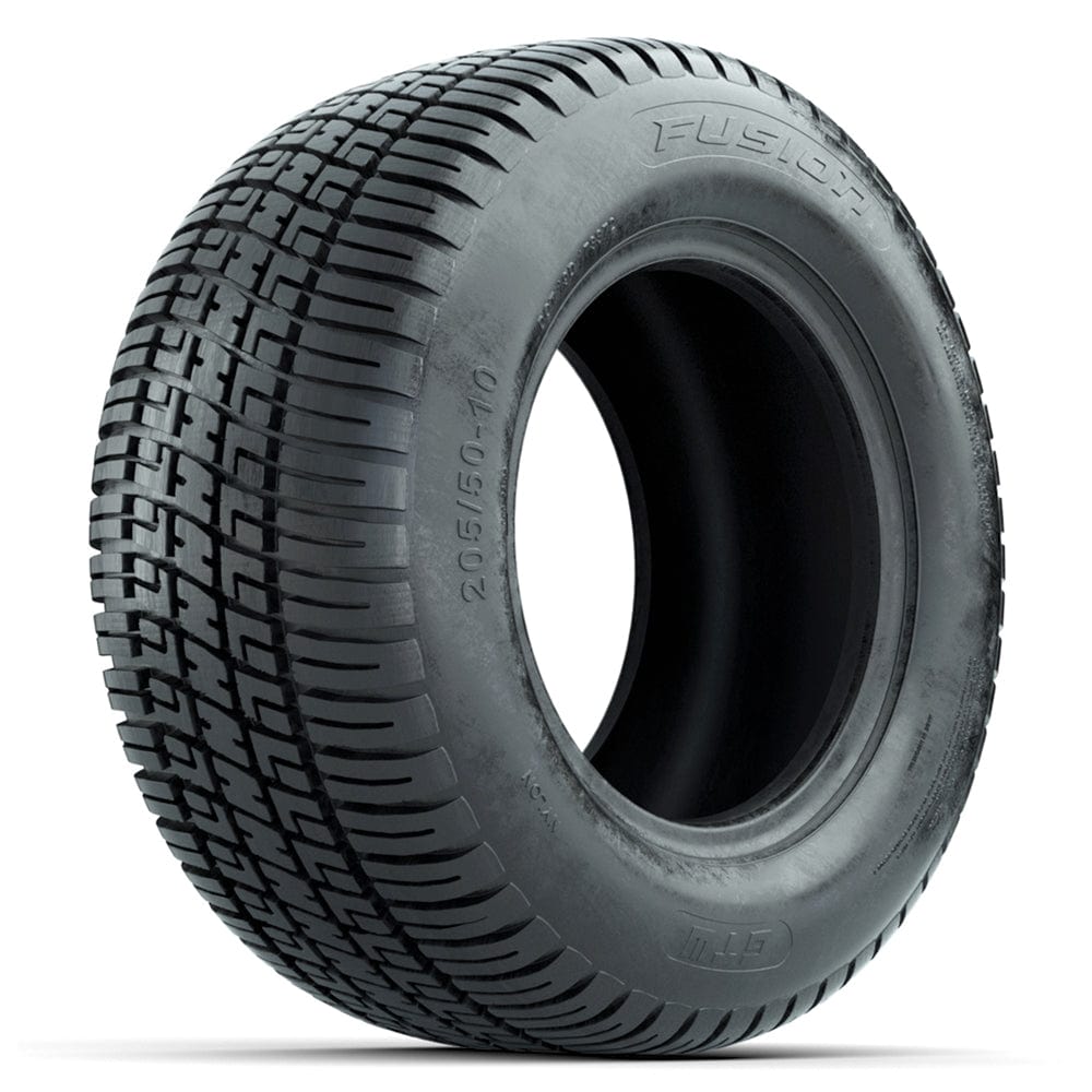 GTW® Fusion 205/50-10 DOT Approved Street & Turf Golf Cart Tire
