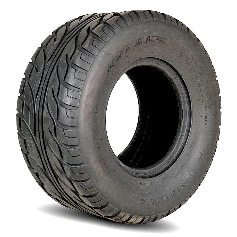 22x10R10 RHOX Road Hawk Radial DOT Approved Golf Cart Tire 22" Tall