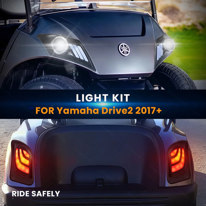 Yamaha Drive2 Deluxe Street-Legal LED Light Kit | Instamatic®
