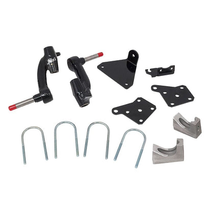 Jake's 6" spindle lift kit for EZGO RXV gas model golf cart, model years 2014 and newer.
