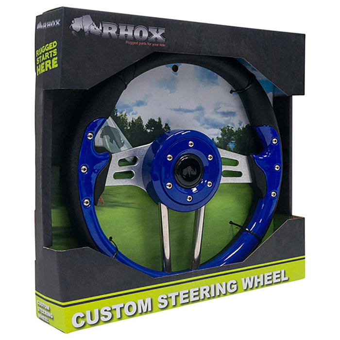 RHOX Aviator 4 Blue Steering Wheel in Box