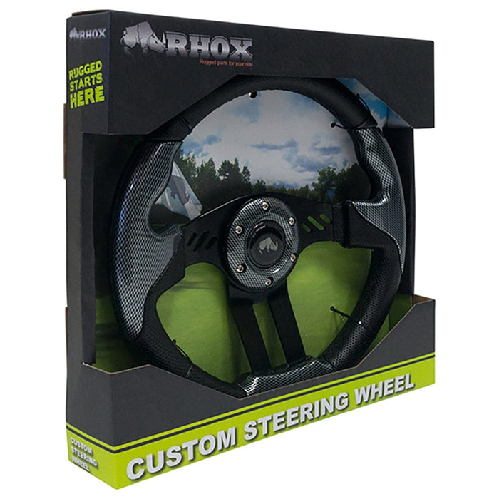 RHOX Aviator 5 Carbon Fiber Steering Wheel in Box
