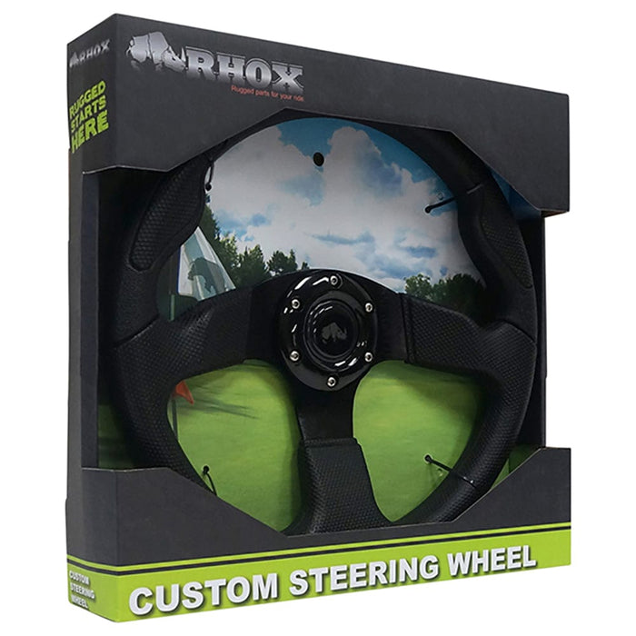 RHOX Formula GT Black Steering Wheel in Box