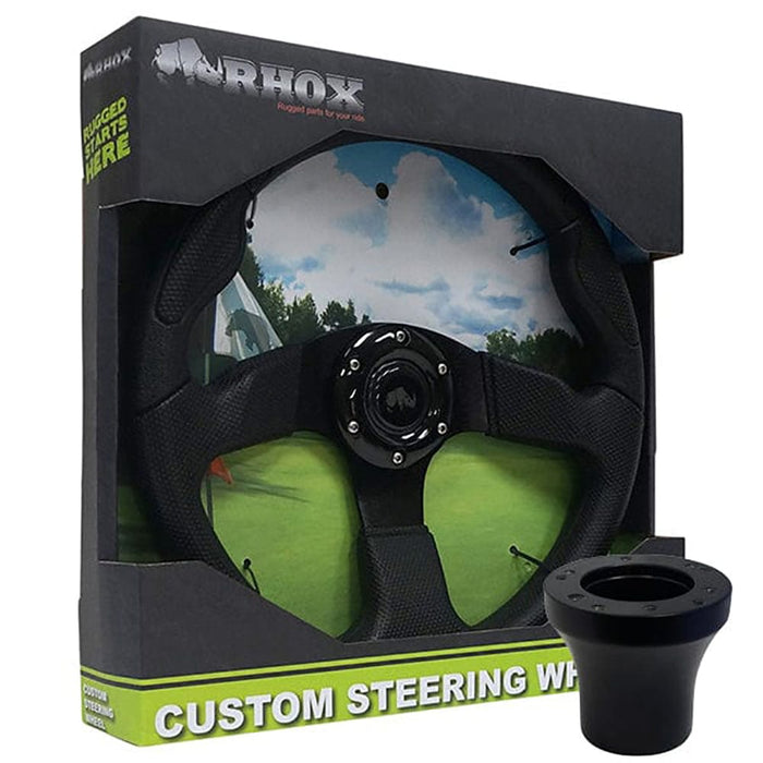RHOX Formula GT Steering Wheel with Black Adapter