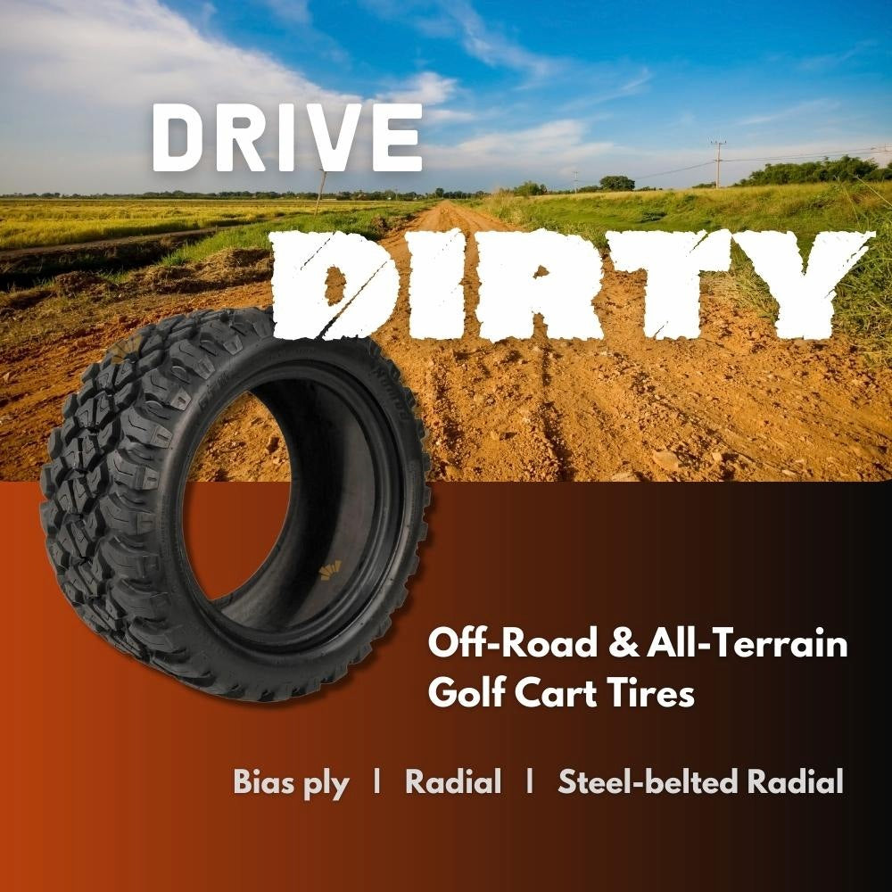 "Drive Dirty" Off-Road & All-Terrain Golf Cart tires photo