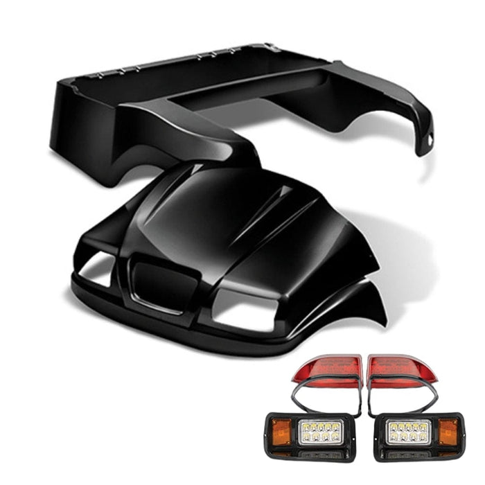 Club Car Precedent Body Kit- Phantom™ | DoubleTake®- Black with light kit