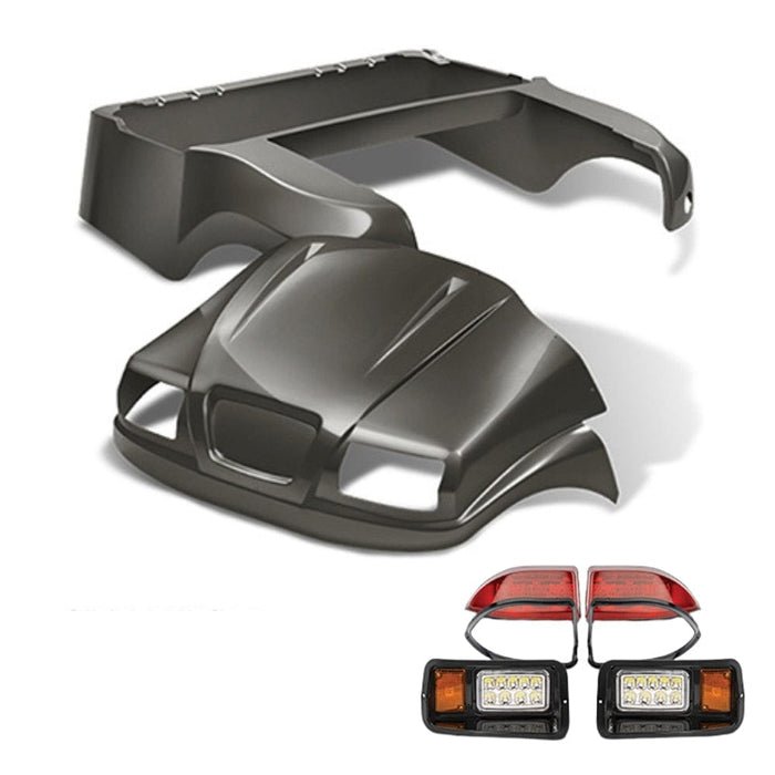 Club Car Precedent Body Kit- Phantom™ | DoubleTake®- Graphite with light kit