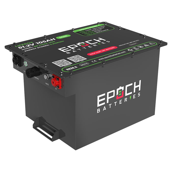 48V 105Ah MINI LiMax Series Lithium (LiFePO4) Golf Cart Battery Kit by EPOCH