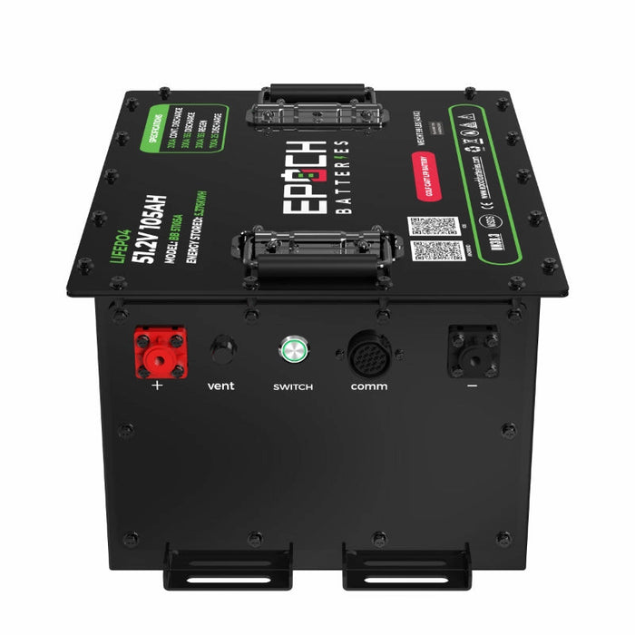 48V 105Ah LiMax Series Lithium (LiFePO4) Golf Cart Battery Kit by EPOCH