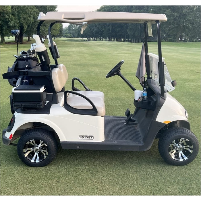EZGO RXV with 10" Vampire wheels and 205/50-10 tires