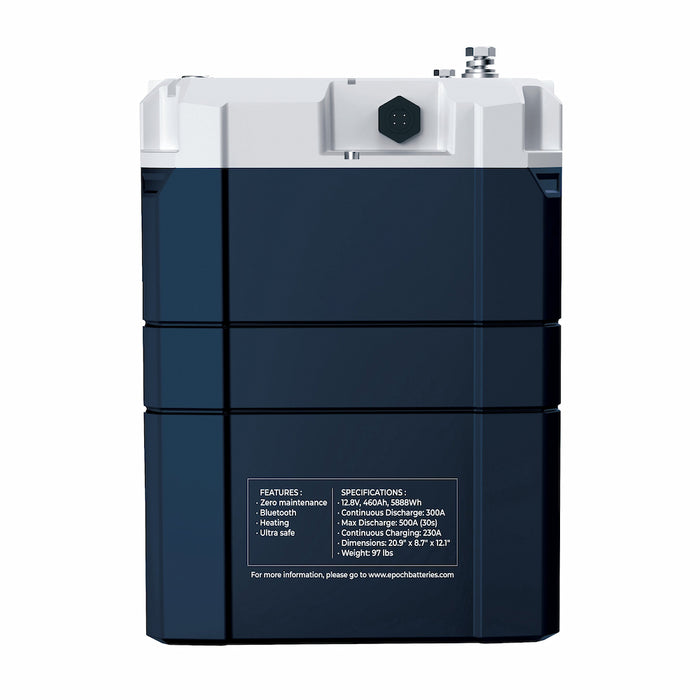 48V 100Ah V2 Elite Series LiFePO4 Battery Bundle by EPOCH