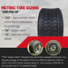 Metric Tire Sizing Guide 205/50-10