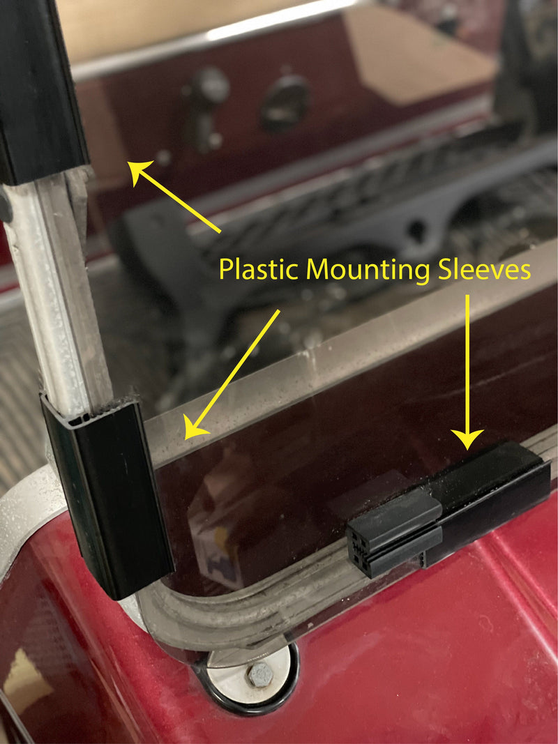 Club Car DS Windshield Installation Example