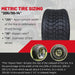 Metric Tire Sizing Guide 205/30-14