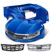 EZGO RXV Body Kit- Phoenix™ | DoubleTake®- Blue w/ Black or Chrome Slotted Grille