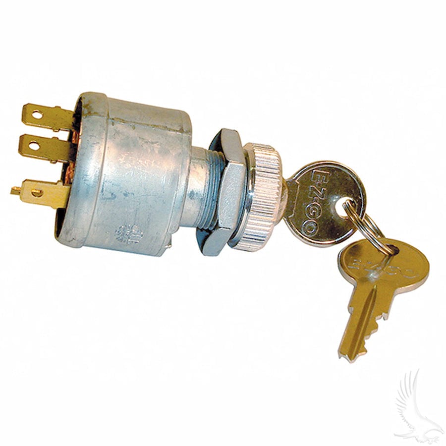 【い】goa EZGO (Years 1968-Up) 4-Terminal Key Switch — GOLFCARTSTUFF.COM™