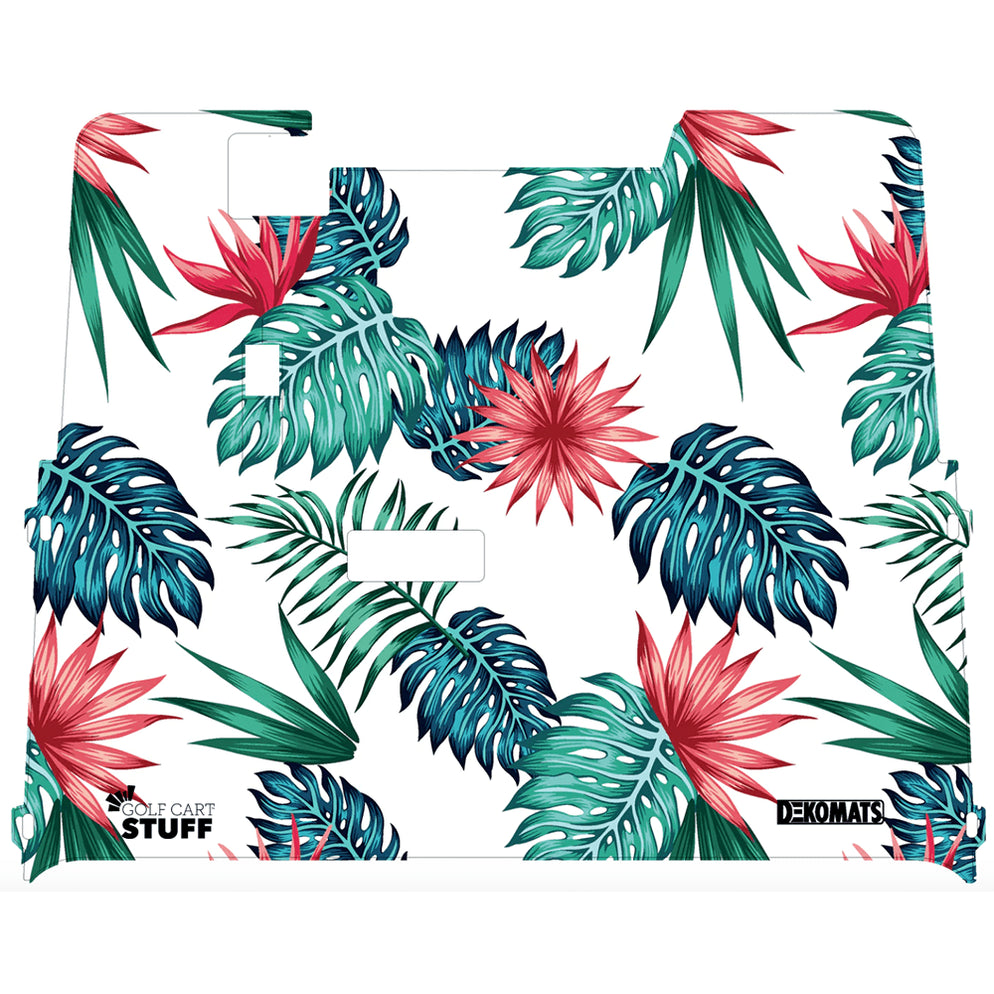 Custom Golf Cart Floor Mats Tropics Dekomats™ —