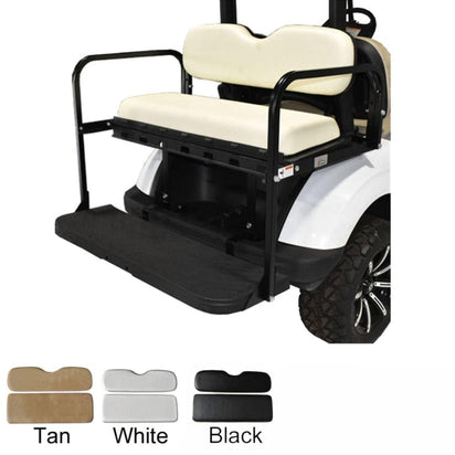 GTW® Mach3 Rear Seat for an EZGO TXT Golf Cart Cushion Color options