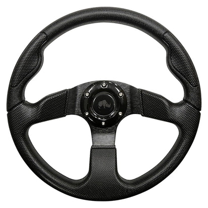 RHOX-Steering-Wheel-Formula-GT-Black-Grip-Black-Spokes-13-Diameter-ACC-SW132