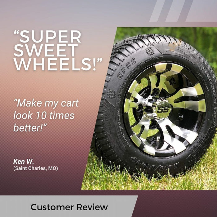 Customer Review "Super Sweet Wheels! Make my cart look 10 times better"