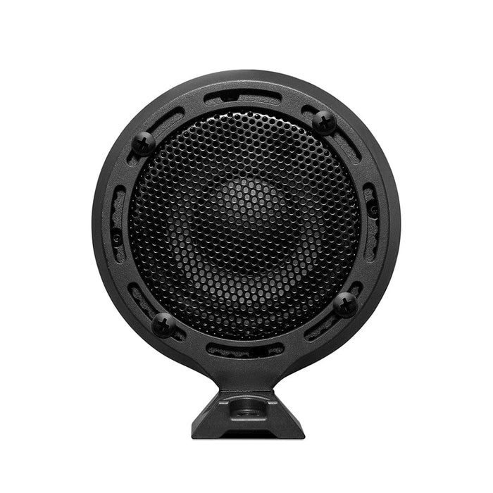 End subwoofer speaker on SoundExtreme SE28 speaker assembly.