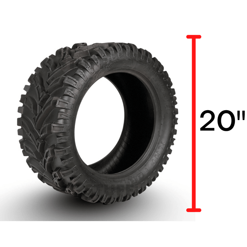 Off-Road Golf Cart tires with 20" in overall diameter
