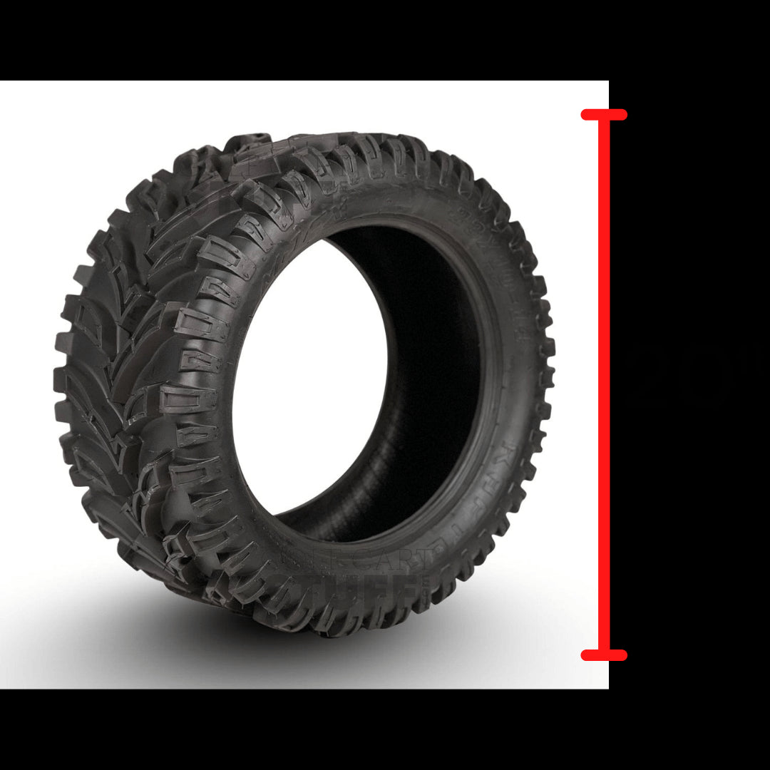 Off-Road Golf Cart tires with 20" in overall diameter