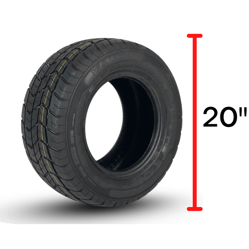 20" tall golf cart tire