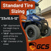 Standard Tire Sizing Guide 23x10.5-12