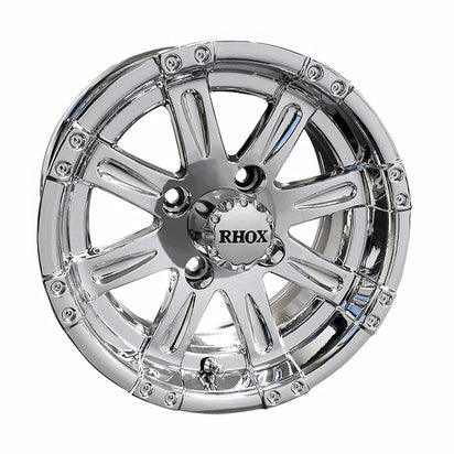 12" Vegas Chrome Golf Cart Wheel | RHOX®