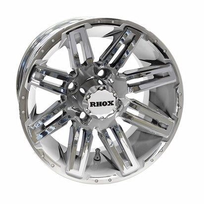 12" RX265 Chrome Golf Cart Wheel | RHOX®