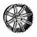 14" RX275 Black/Machined Aluminum Golf Cart Wheel | RHOX®