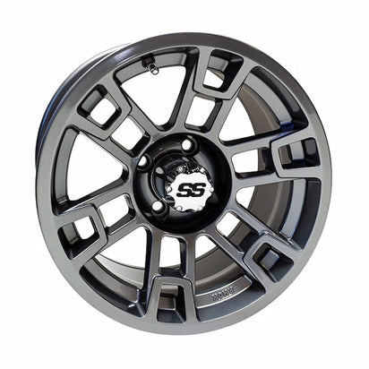 14" RX391 Gunmetal Golf Cart Wheel | RHOX®