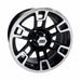 14" RX391 Black/Machined Golf Cart Wheel | RHOX®