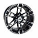 14" RX397 Black/Machined Golf Cart Wheel | RHOX®