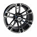 15" RX398 Black/Machined Golf Cart Wheel | RHOX®