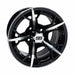 12" RX399 Black/Machined Golf Cart Wheel | RHOX®