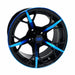 Copy of 14" RX400 Blue/Black Golf Cart Wheel | RHOX®