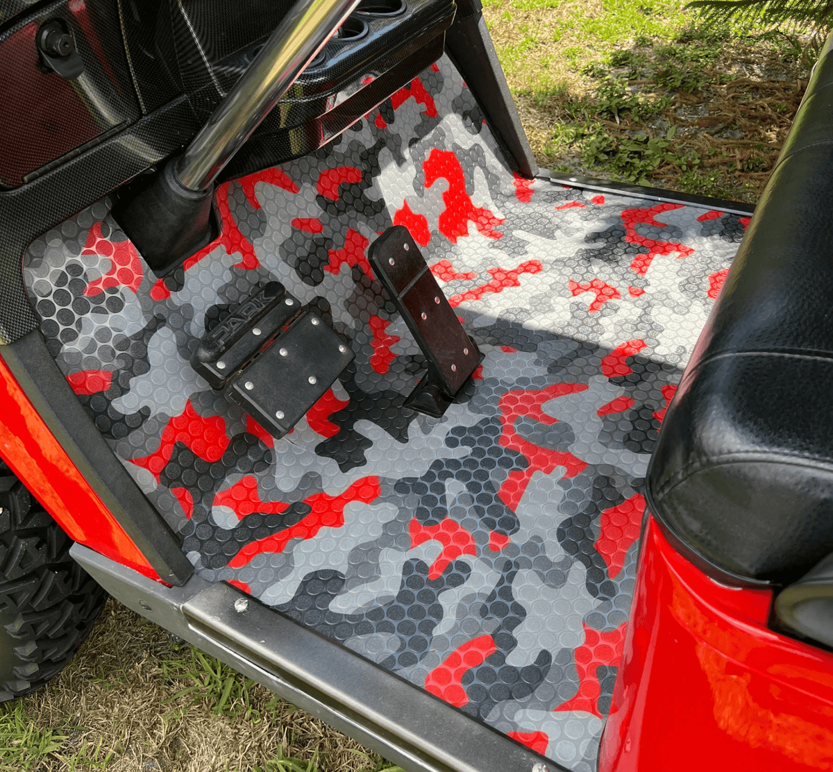 Custom Golf Cart Floor Mats Camo Dekomats™ —