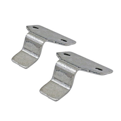 Replacement seat bottom hinges for Club Car Precedent golf cart seat.