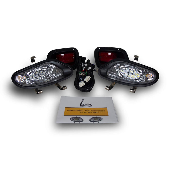 peg perego light kit EZGO TXT Valor Freedom 2014'-UP Basic Light Kit LED Headlights & LED Taillights
